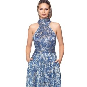 Betsy and Adam Mock Neck Dress